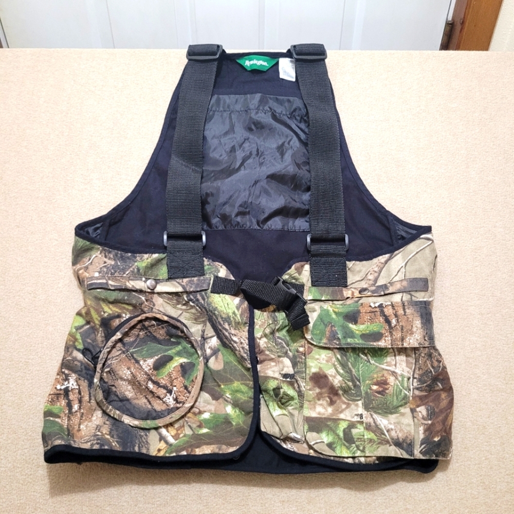 Remington Camo Strap‎ Bird Hunting Vest Realtree Camo Size Medium Large Regular